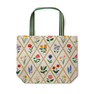 Rifle Paper Garden Study East West Canvas Tote Bag