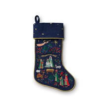 Load image into Gallery viewer, Nativity Embroidered Stocking
