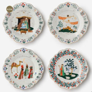 Rifle Paper Nativity Porcelain Dessert Plate Set – AGAPANTHUS