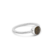 Load image into Gallery viewer, Dune Jewelry Rope Stacker Ring Round - Lake Alice/Gainesville

