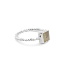 Load image into Gallery viewer, Dune Jewelry Rope Stacker Ring - Square
