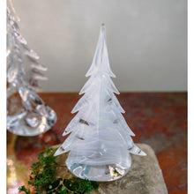 Load image into Gallery viewer, Simon Pearce Snowdrift Evergreen Tree - 14 Inch
