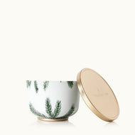 Thymes Frasier Fir Poured Candle Tin, Gold Lid