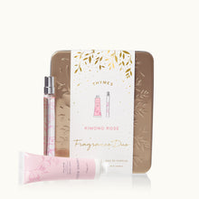 Load image into Gallery viewer, Thymes Kimono Rose Fragrance Duo
