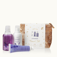 Load image into Gallery viewer, Thymes Lavender Travel Set with Beauty Bag
