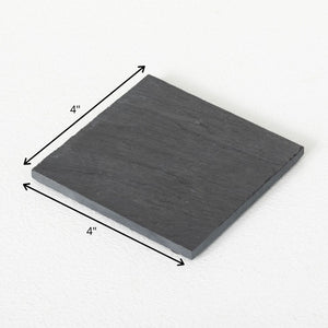 SLATE SQUARE-CUT CANDLE PLANK