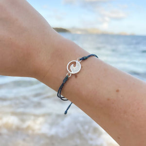 Dune Jewelry Touch the World Cresting Wave Bracelet - Ocean Blue Muse