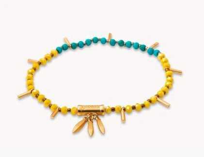 Spartina 449 Gold Bracelets | Mercari Spartina 449 Gold and Turquoise Bracelets display picture 1
