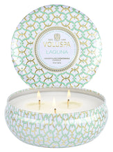 Load image into Gallery viewer, Voluspa Laguna 3 Wick Tin Candle
