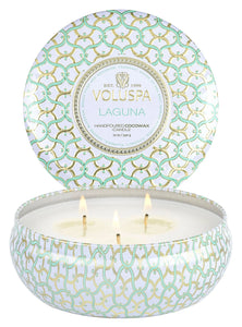 Voluspa Laguna 3 Wick Tin Candle