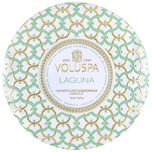 Load image into Gallery viewer, Voluspa Laguna 3 Wick Tin Candle
