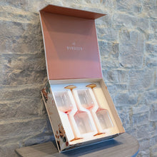 Load image into Gallery viewer, Amber Wine Glass - Set of 4 in a box

