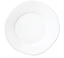 Load image into Gallery viewer, Vietri Lastra American Dinner Plate - White
