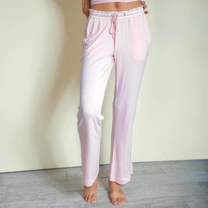 Bamboo Long Pajama Pants - Pink