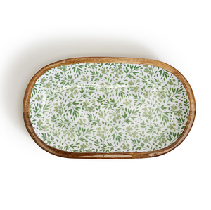 Countryside Hand-Crafted Wood Oval Platter