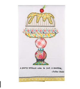 A Party Without Cake Tea Towel