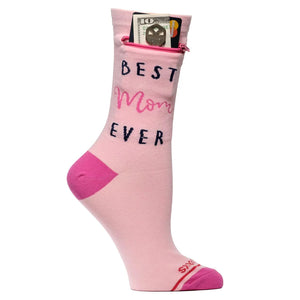 Best Mom Ever Women's Pocket Socks