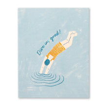 Load image into Gallery viewer, Dive in! Graduation Card

