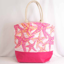 Load image into Gallery viewer, Stella Marina Tropic Tote - Pink/Orchid/ Sunburst
