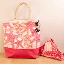 Load image into Gallery viewer, Stella Marina Tropic Tote - Pink/Orchid/ Sunburst
