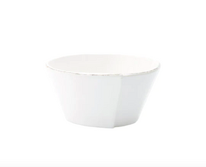 Vietri Lastra Stacking Cereal Bowl - White