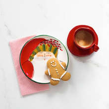 Load image into Gallery viewer, Old St. Nick Canape Plate - Red Hat
