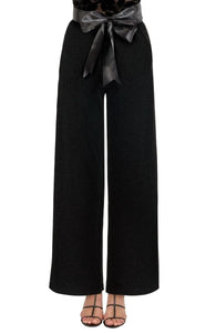 Gretchen Scott Designs Palazzo Pant - Luxe Velvet - Black