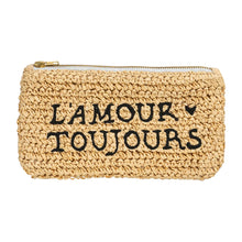 Load image into Gallery viewer, L&#39;Amour Toujours Medium Zipper Pouch

