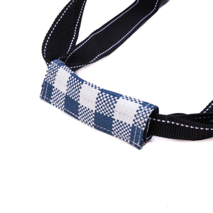 On Holiday Extra-Large Shoulder Bag - Navy and White Check