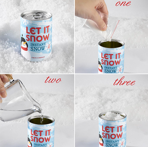Let it Snow Decorative Instant Snow in Can