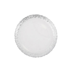 Rufolo Glass Salad Plate - Platinum