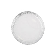 Vietri Rufolo Glass Salad Plate - Platinum - FINAL SALE