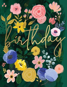 Enchanted Floral Birthday Card