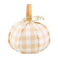 Load image into Gallery viewer, Gingham Pumpkin Sitter

