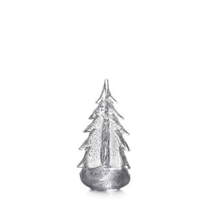 Silver Leaf Evergreen Tree in Gift Box - 10"