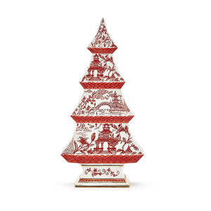 Winter Toile Christmas Tree - Dolomite