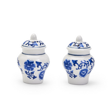 Load image into Gallery viewer, Chinoiserie Mini Ginger Jar Salt and Pepper Shaker Set
