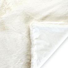 Load image into Gallery viewer, White Faux Fur Throw
