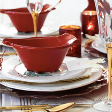 Load image into Gallery viewer, Lastra Holiday Figural Red Bird Small Bowl
