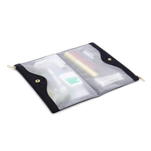 Load image into Gallery viewer, The Double Pocket Organizer - Black Fabric/TPU
