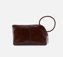 Load image into Gallery viewer, HOBO Sable Wristlet - Patchwork Leather - Mocha Multi
