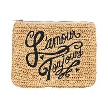 Load image into Gallery viewer, L&#39;Amour Toujours Large Zipper Pouch
