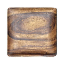 Load image into Gallery viewer, Square Wooden Plate / Charger/ Tray - 12x12&quot;
