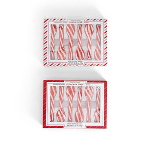 Candy Cane Twist Edible Candy Spoons