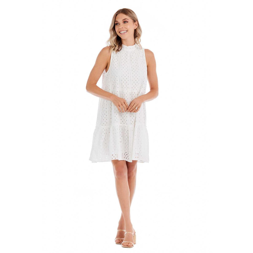 White Eyelet Dress