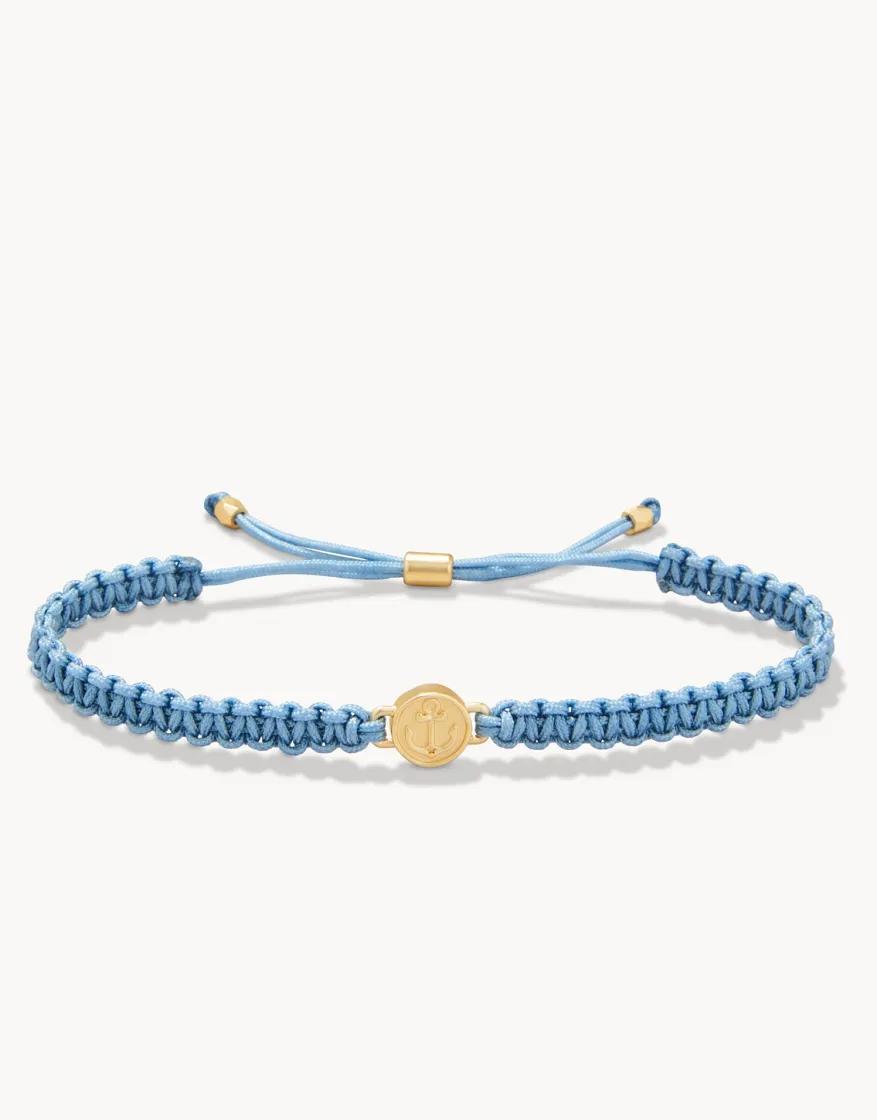Friendship Bracelet - Navy/Anchor