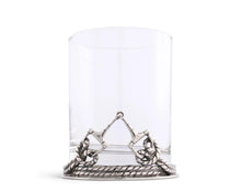 Load image into Gallery viewer, Equestrian D-Ring Snaffle Horse Bit Old Fashion Bar Glass
