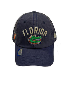 Florida Gators Cap Distressed Blue