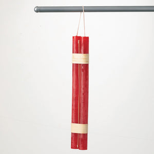 Timber Taper Candles - 12” - Cranberry Red