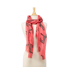 Load image into Gallery viewer, Show Your Stripes Zebra Print Scarf
